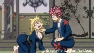 Fairy tail cartoon lucy gone naughty
