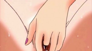 anime bare boobs Lesbian Hotties Kissing And Licking Pussy Bath boobs hentai cartoon porn