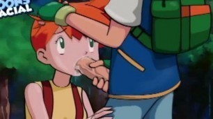 Pokemon Misty Oral Famous Toons Facial