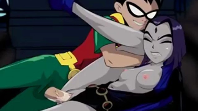 Teen Titans Raven Robin cartoon porn