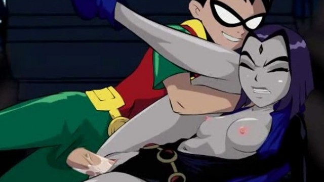 Teen Titans Robin Fuck Raven Famous Toons Facial