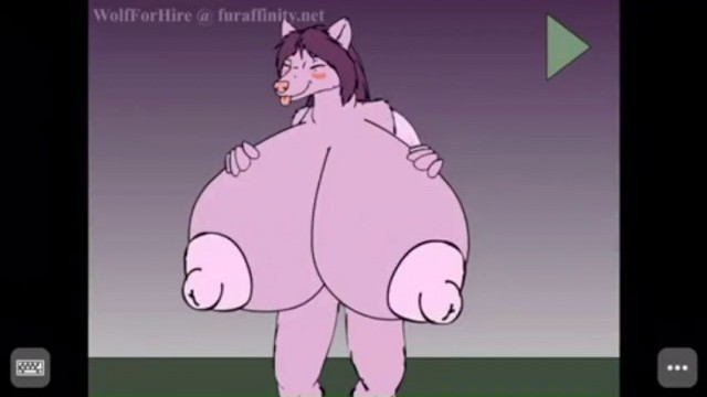 FURRY FOX BREAST EXPANSION Cartoon Fetish