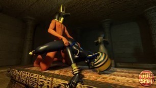 Pharaoh fuck your girl right in the pyramid Porno cartoon HD