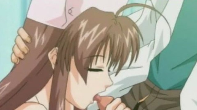 Horny Anime Nurse Sucking Cock hentai cartoon hardcore and sexy porn