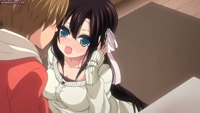 Hentai teenie giving blowjob