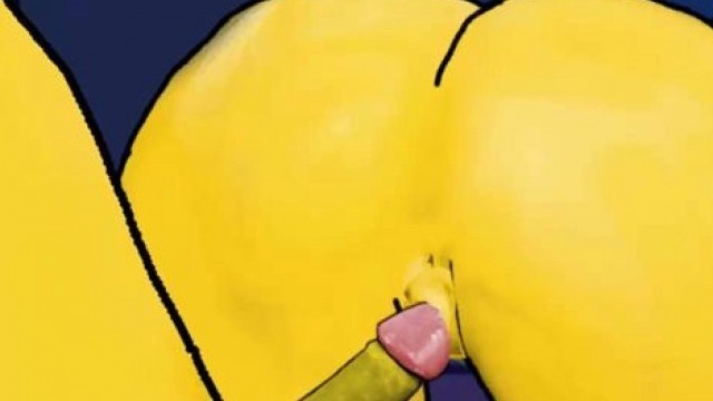 The Simpsons Lisa and Bart sex cartoon