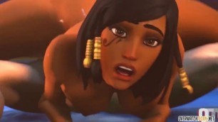 Sexy ass Overwatch heroes get hammered deeply and raw