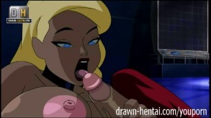 Justice League Hentai Canary fucked in Flash black