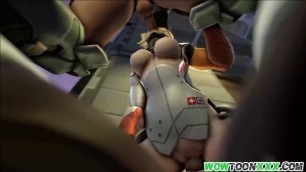 Overwatch babes fucked deeply by huge cocks