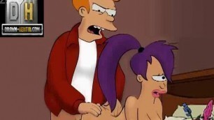 Futurama Porn Fry And Leela Having Sex Tits drawn hentai