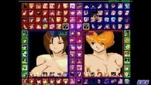 Queen of Fighters - Match 02 Nude Juni Vs. Nude Juli (Pool)