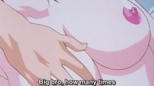 Big bro making real slut from cute hentai girl