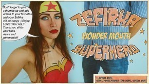 Wonder Woman sucks dick - Cosplay Comics Blowjob Amateur Teen Zefirka