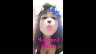 Snapchat Puppy Plays with a Boner