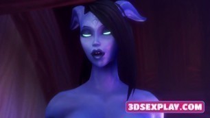 3D Characters Gets Their Pussies Tore Open by a Big Dick