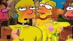 Futurama and Simpsons parody hentai