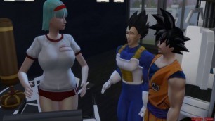 Vegeta tiene una pesadilla Goku se Folla a Su Esposa Bulma Delante de el Netorare Hentai