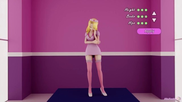 Nurse Minq - a Mini Giantess Growth / Breast Expansion Animation