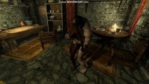 useless redguard slut using magic to get fucked in the ass (ends in cream)