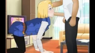 Deep Throat Fast With Android 18