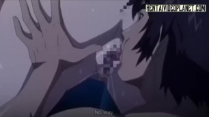 Brunette Anime Babe Enjoys A Big Cock