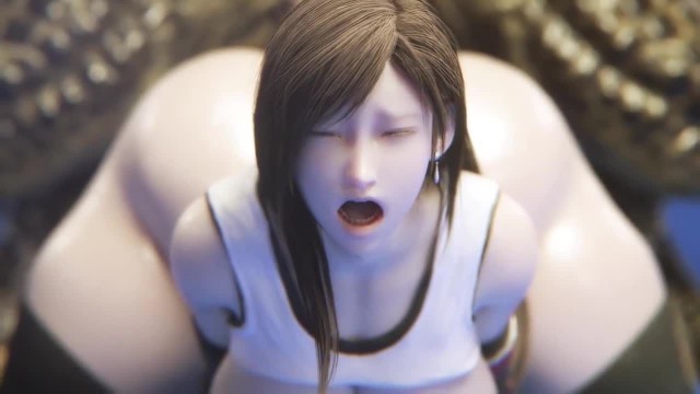 Tifa Lockhart Gets Creampied by Giant Cock