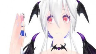 Giantess Vore - Kidnapped by Succubus Haku [MMD] (oral Vore,anal Vore)