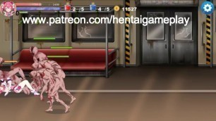 Nice teen warrior girl hentai in sex with aliens monsters on the train in Fairy Heart ryona game new sex xxx gameplay