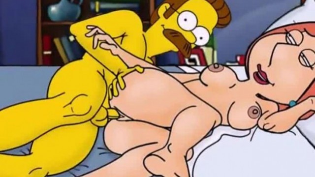 Griffins and Simpsons hentai parody orgy