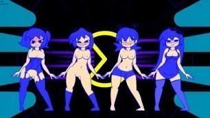 Minus 8, Pinky Blinky Clyde and Inky Dancing. Nude Version