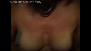 Mom horny and want to fuck her sons big dick - real homemade