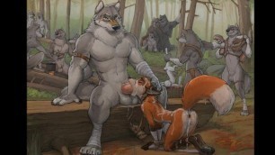 GAY FURRY YIFF - FOX AND OTHER CANINES
