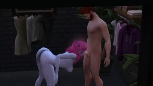 Sims4: Pink Haired Babe Fucked in Secret Lair