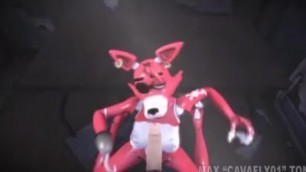 Foxy geting the D five night at freddys