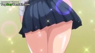 Hentai Busty Schoolgirl Wearing Uniform Gets Fucked