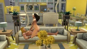 Sims 4: Twin Brothers Fuck Tattooed Wife