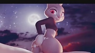 Big Booty Judy Hopps Gets Her Ass Pounded By Huge Cock | 3D Porn Cartoon