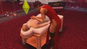 Sims 4 "Femboi massage with happy ending