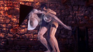Pyramid Head Woman gets Fucked Hard : Silent Hill Hentai Parody