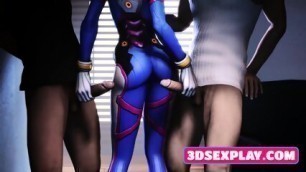 Collection Of 3D Anime Busty DVa Fucks In Threesome Sex
