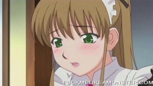 Anime Maid Masturbates And Gets Wet