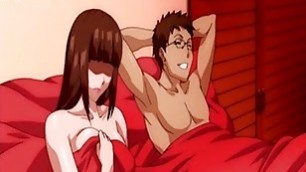 Big meloned anime babe gets sperm