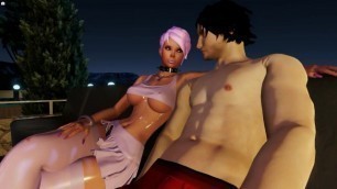 Hot Cartoon Animated 3D Couple Couch Sex