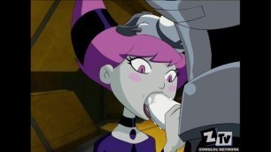 Jinxed Teen Titans Cartoon Hentai Parody Jinx Cyborg Starfire Raven Cumshot