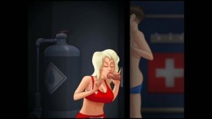 Fucking my hot swimming Coach - Summertime saga sex - cartoon sex