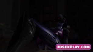 Overwatch Naughty 3D Widowmaker Enjoying Sex - Cartoon Collection